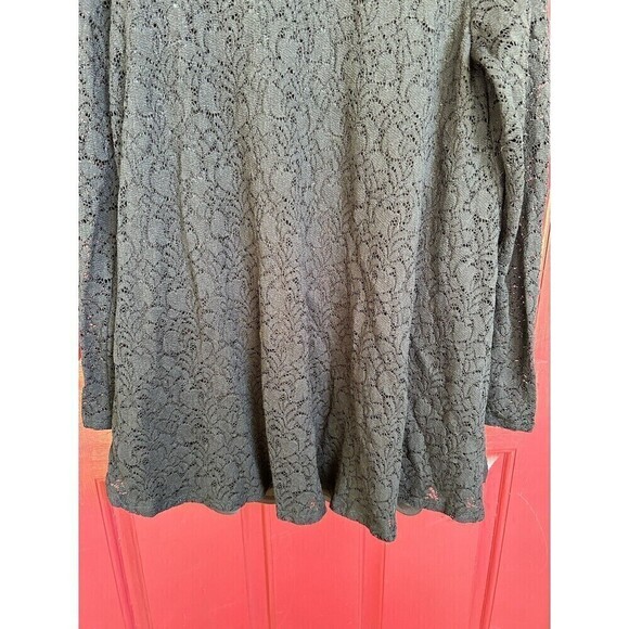 Show Me Your Mumu whimsigoth Y2K vampire diaries Elena Black Lace Casual Dress M - Picture 8 of 8